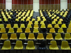 Theater style college class